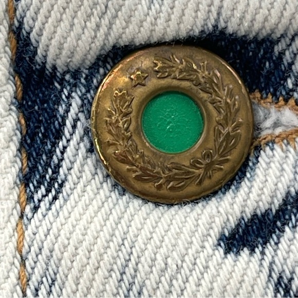 Vintage Y2K. Stone Acid Washed High Waisted Mom Jeans USA by Zena Size 6 (4) - Picture 10 of 12